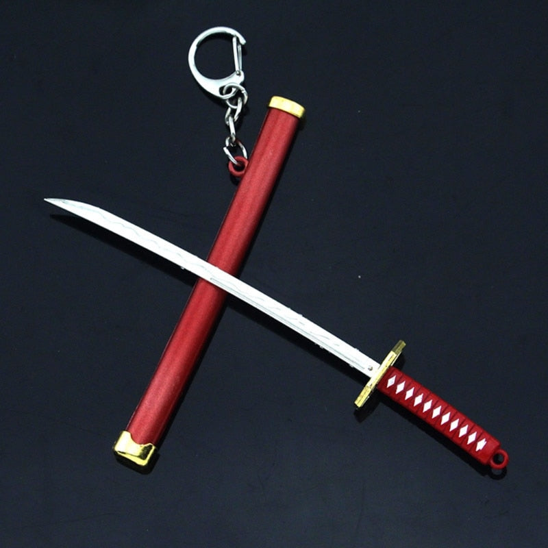 Blade Master Keychain – Tactical Katana Charm"