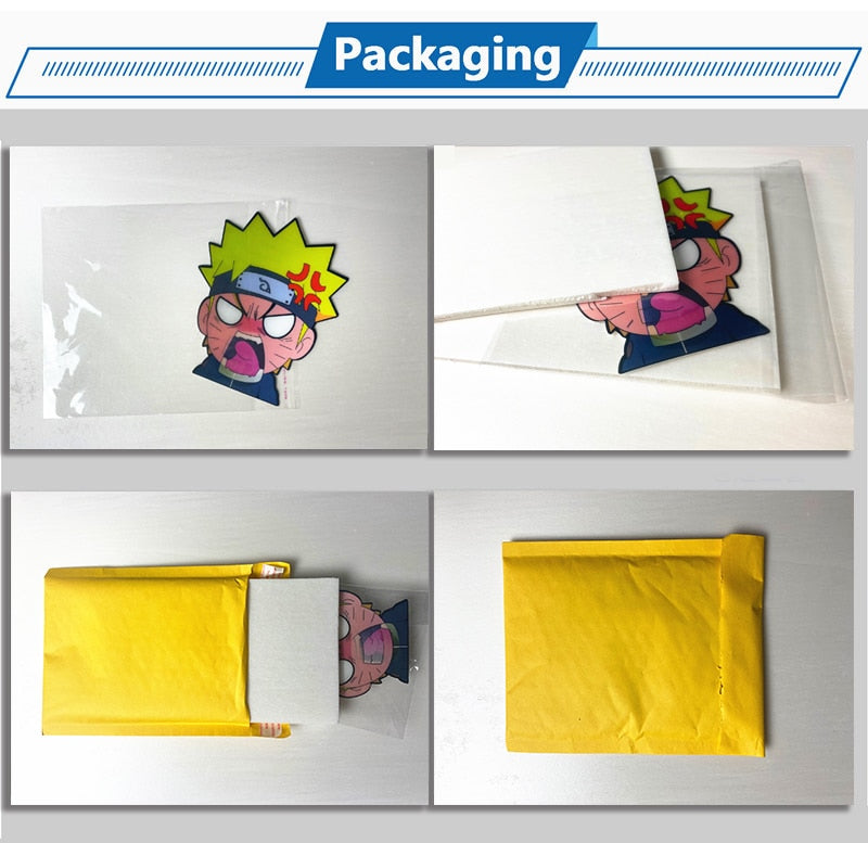 One piece motion stickers