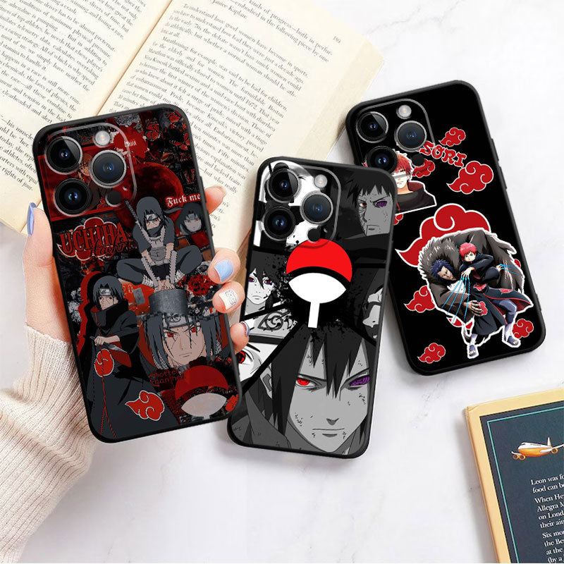 Crimson Oculus Glass Phone Case