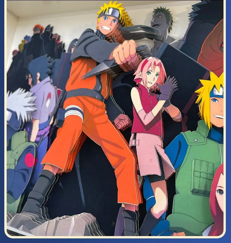 3D Anime Ninja Art Painting
