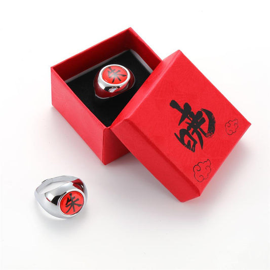 Crimson Cloud Band – Rogue Shinobi Signet Ring