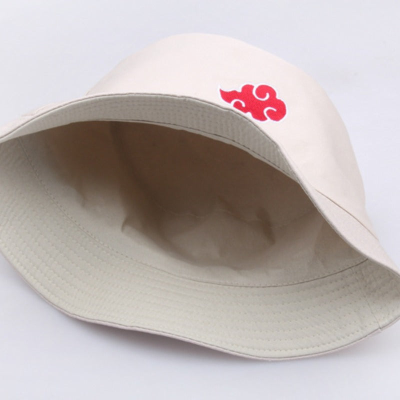 Red Cloud Print Bucket Hat