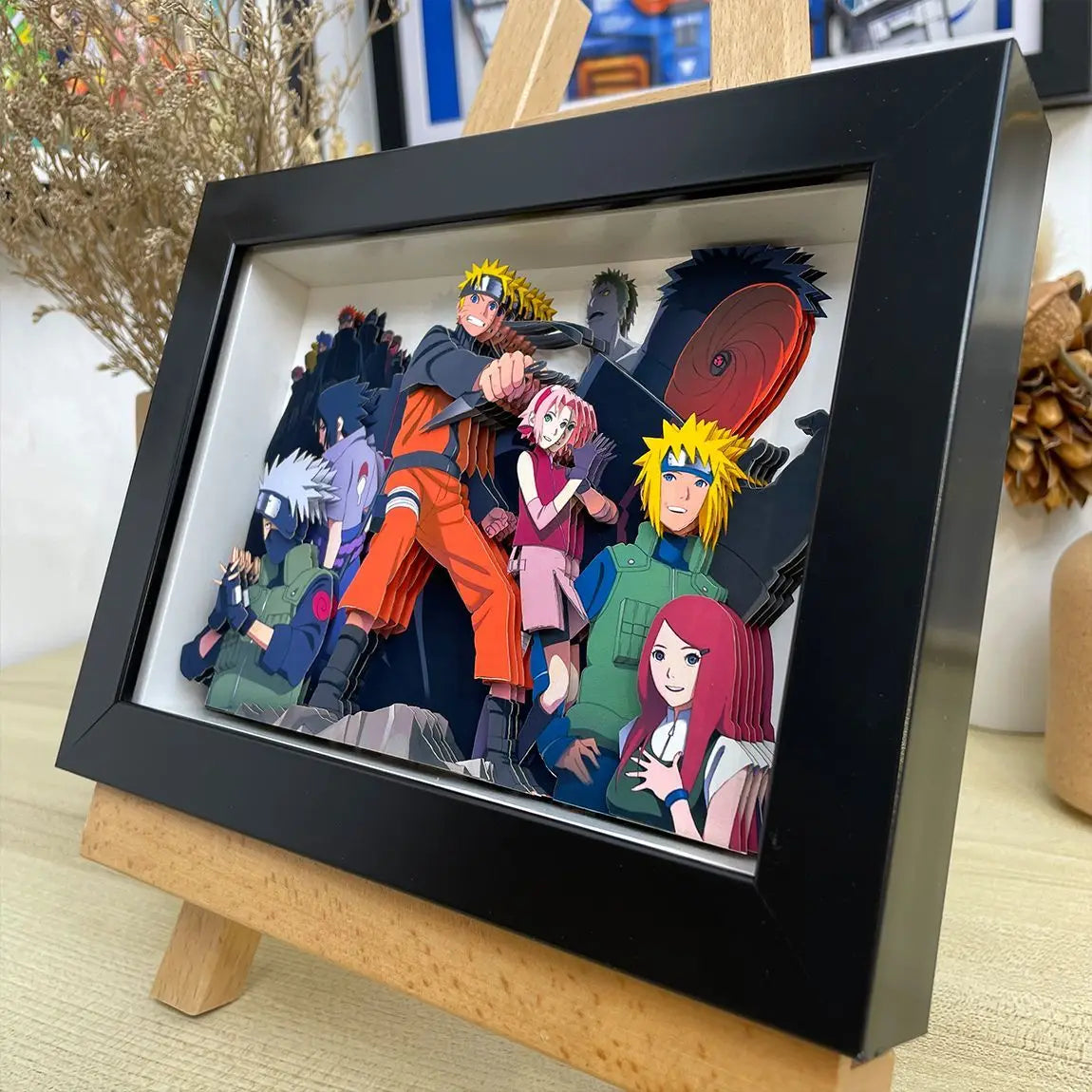 3D Anime Ninja Art Painting