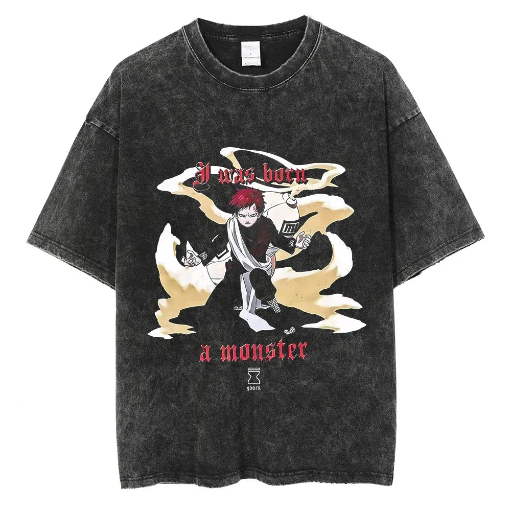 Vintage Anime Print T-Shirt