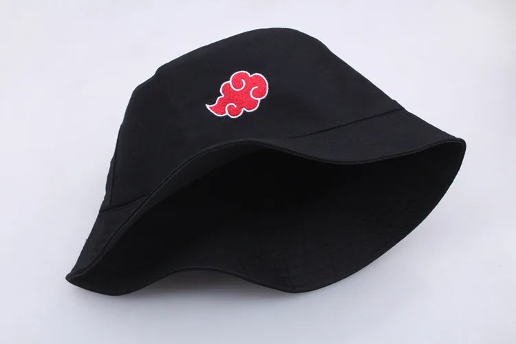 Red Cloud Print Bucket Hat