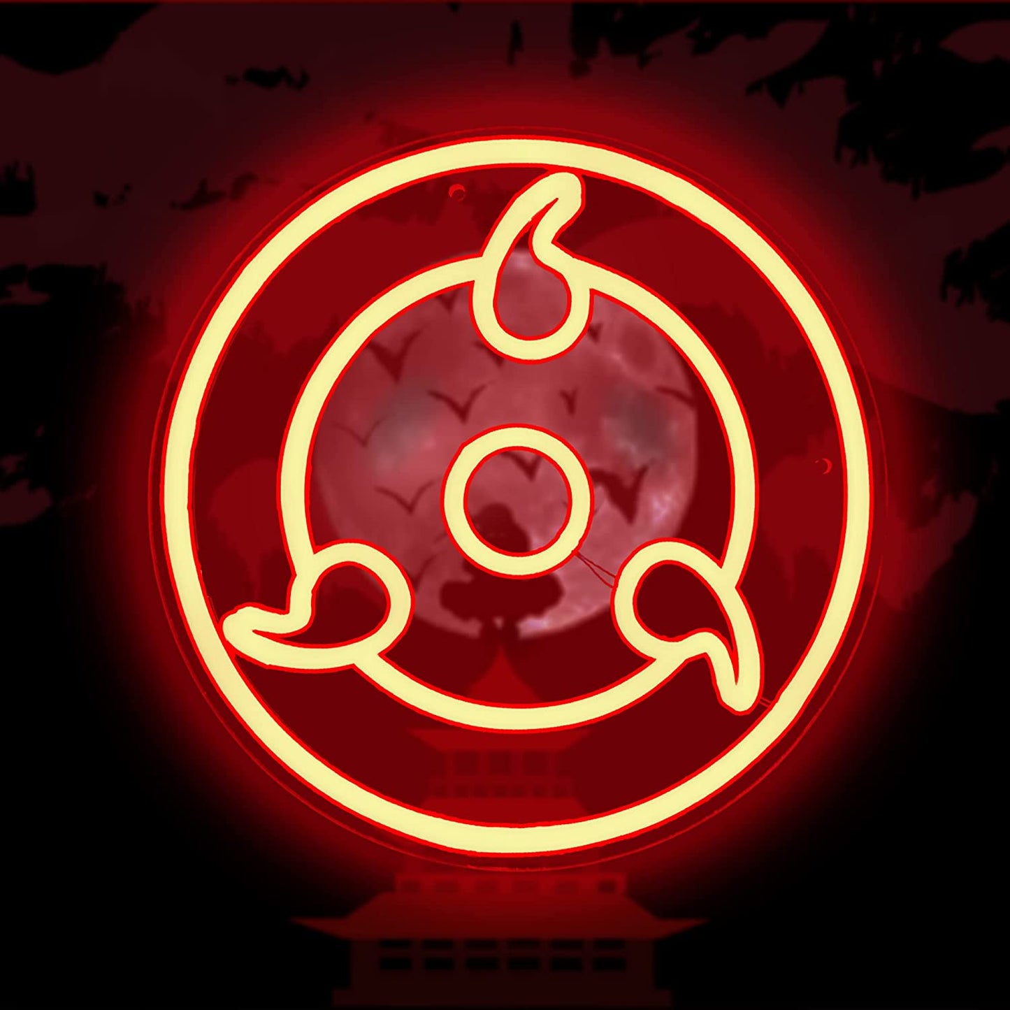Crimson Oculus Neon Light