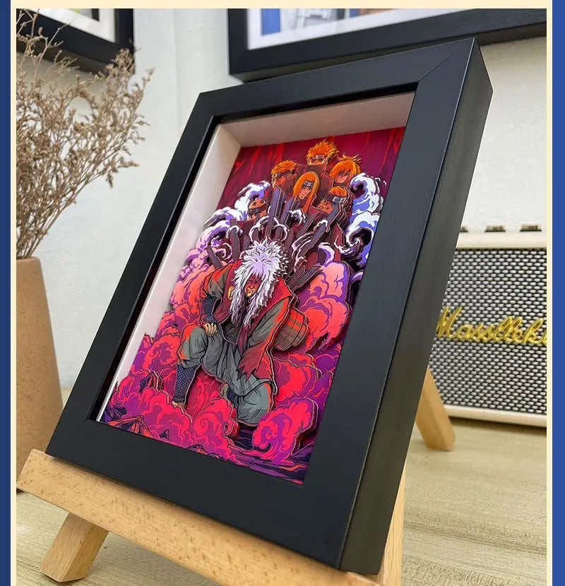 3D Anime Ninja Art Painting