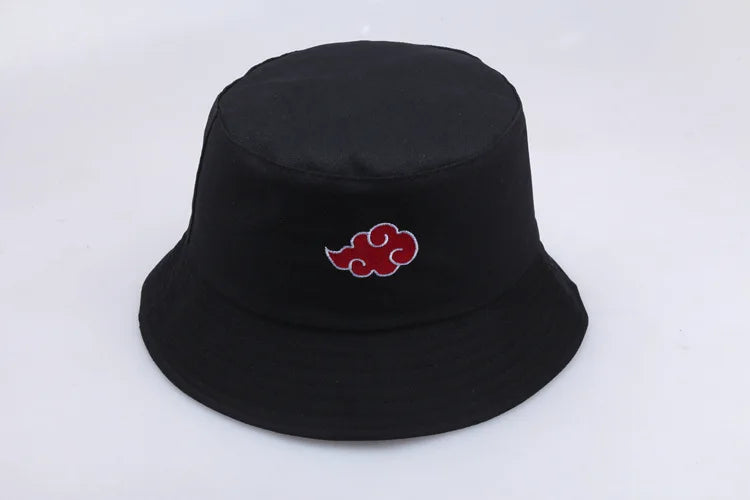 Red Cloud Print Bucket Hat