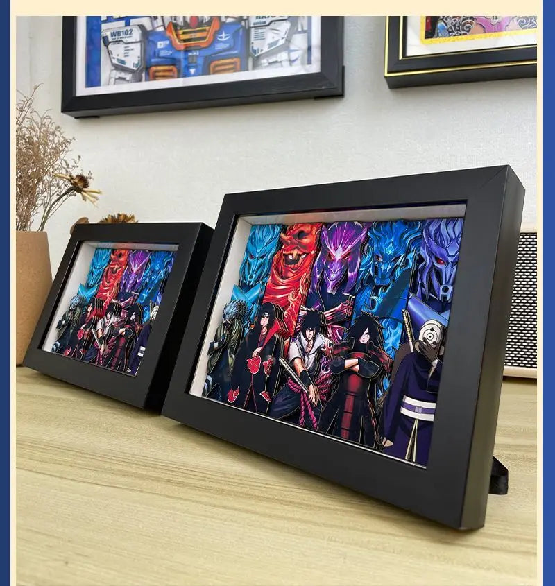 3D Anime Ninja Art Painting