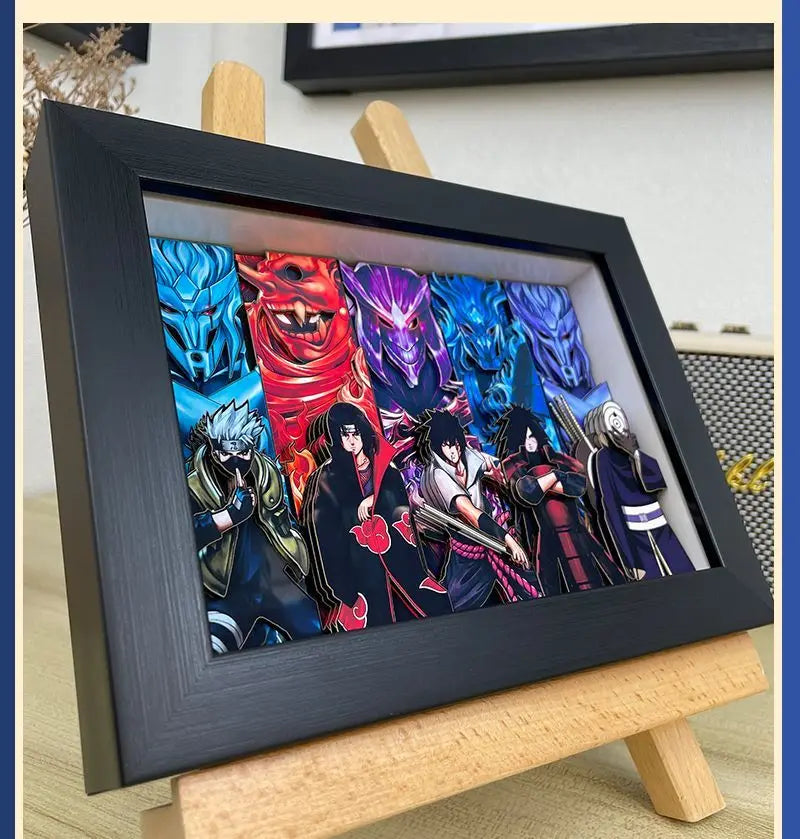 3D Anime Ninja Art Painting