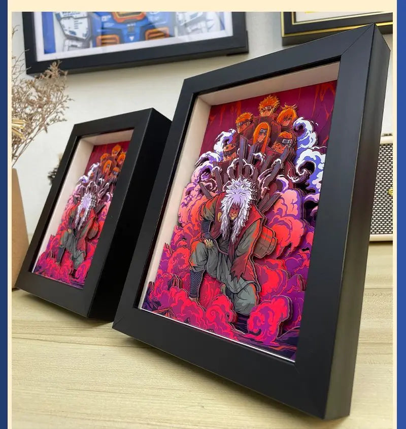 3D Anime Ninja Art Painting