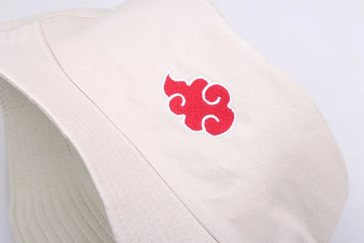 Red Cloud Print Bucket Hat