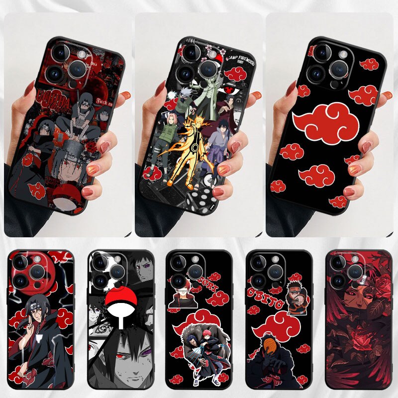 Crimson Oculus Glass Phone Case