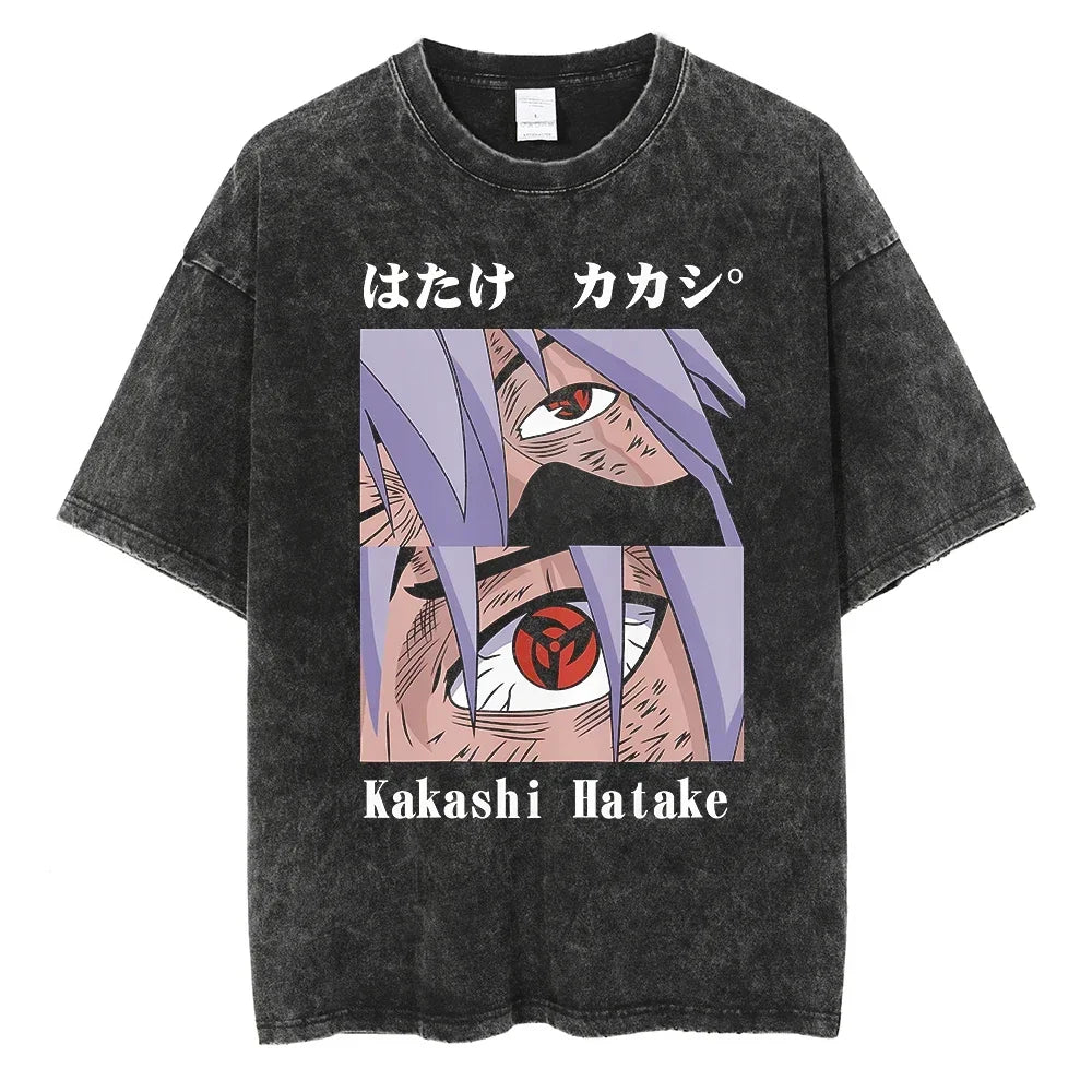 Vintage Anime Print T-Shirt