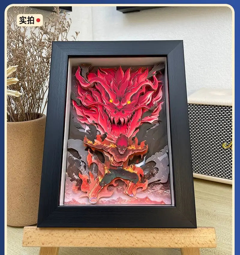 3D Anime Ninja Art Painting