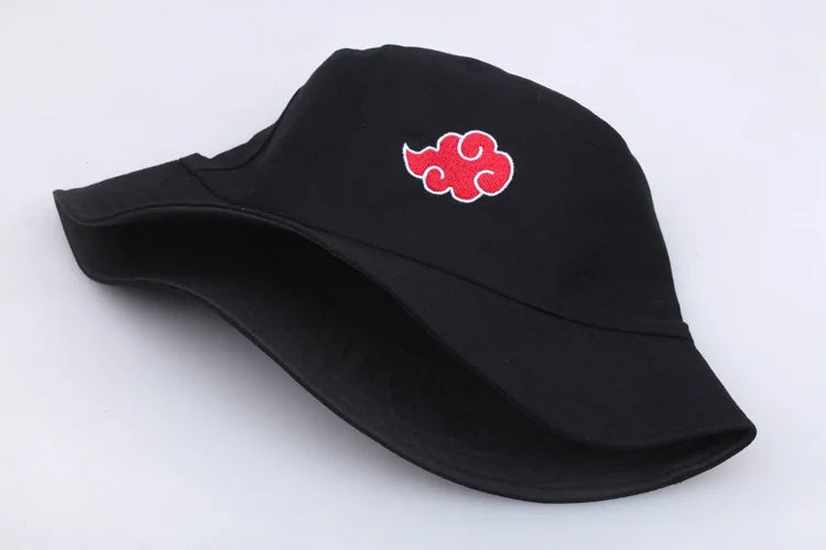 Red Cloud Print Bucket Hat