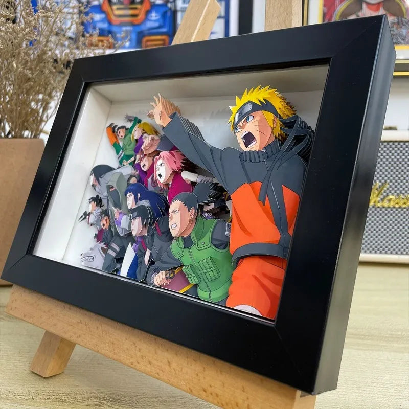 3D Anime Ninja Art Painting