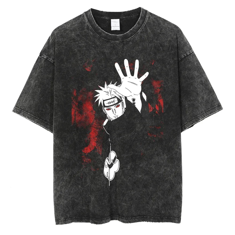 Vintage Anime Print T-Shirt