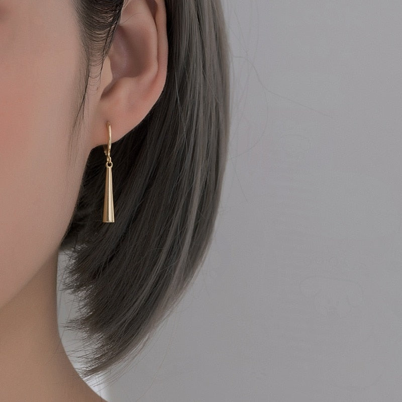 "Three-Sword Danglers – Ronin’s Oath Earrings"