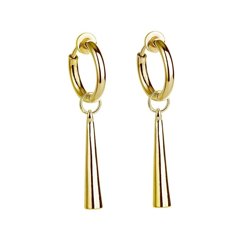 "Three-Sword Danglers – Ronin’s Oath Earrings"