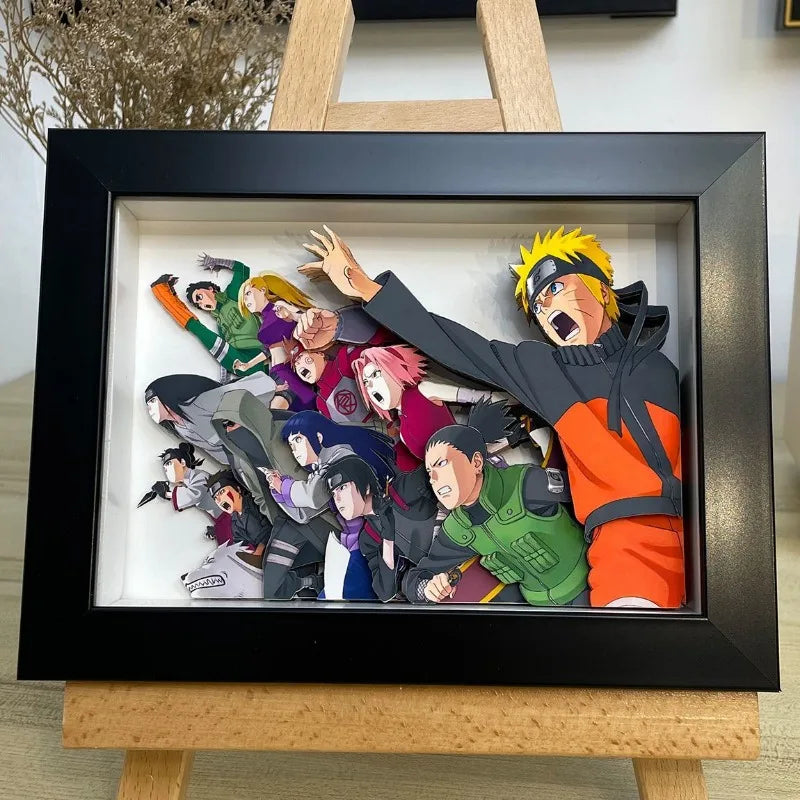 3D Anime Ninja Art Painting