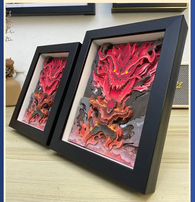 3D Anime Ninja Art Painting