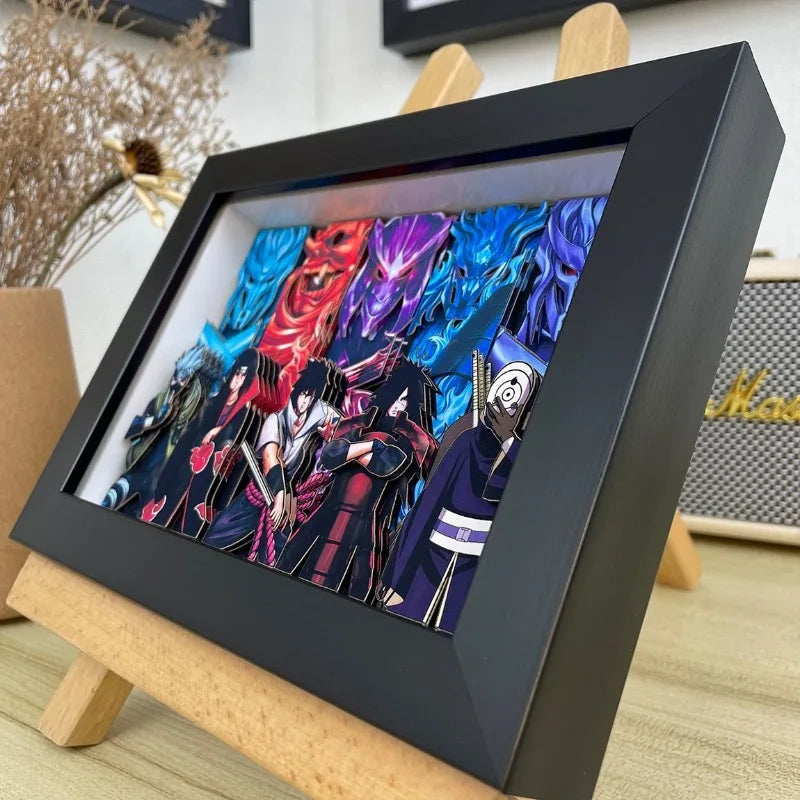 3D Anime Ninja Art Painting