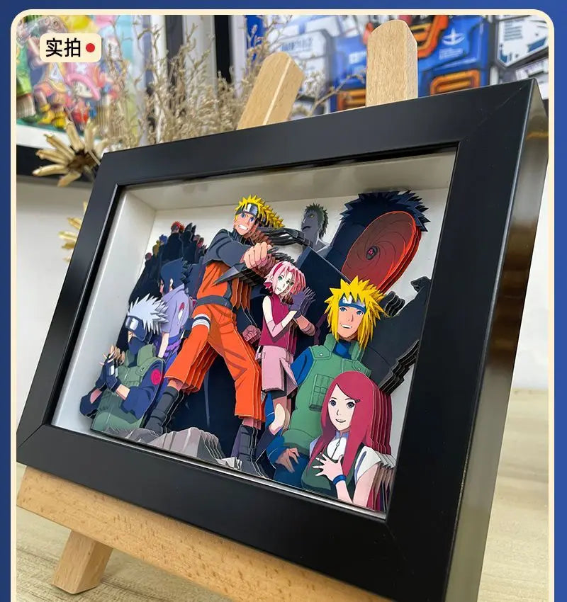 3D Anime Ninja Art Painting