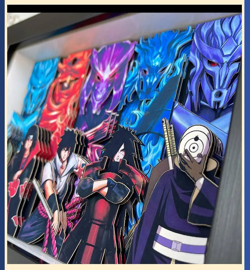 3D Anime Ninja Art Painting