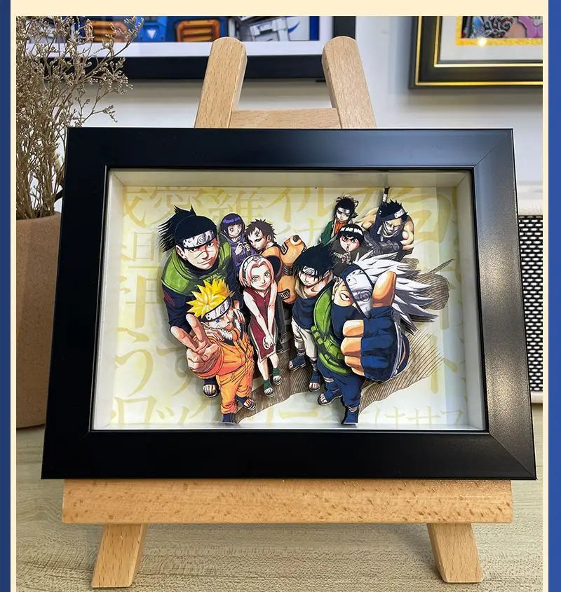 3D Anime Ninja Art Painting