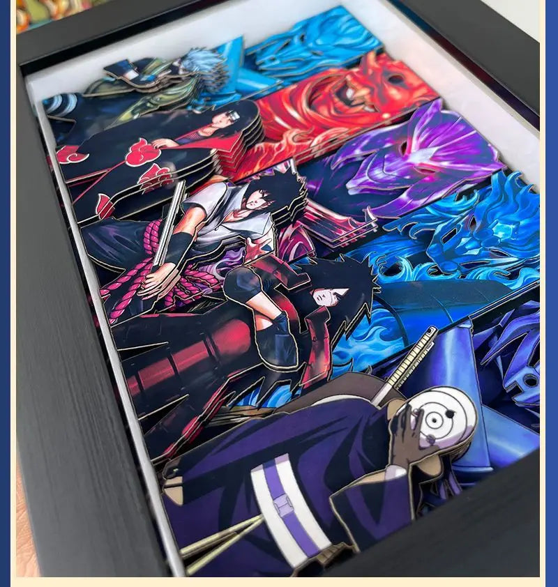 3D Anime Ninja Art Painting