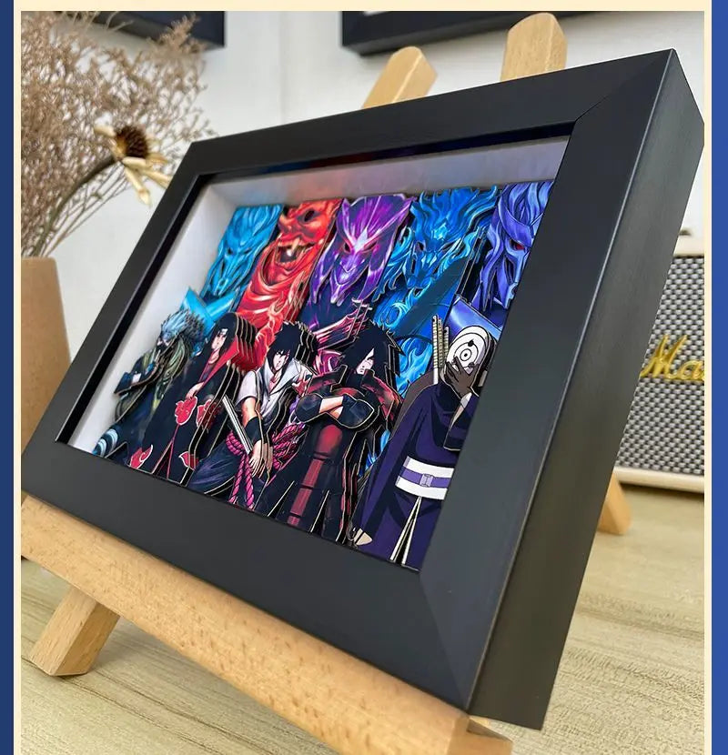 3D Anime Ninja Art Painting