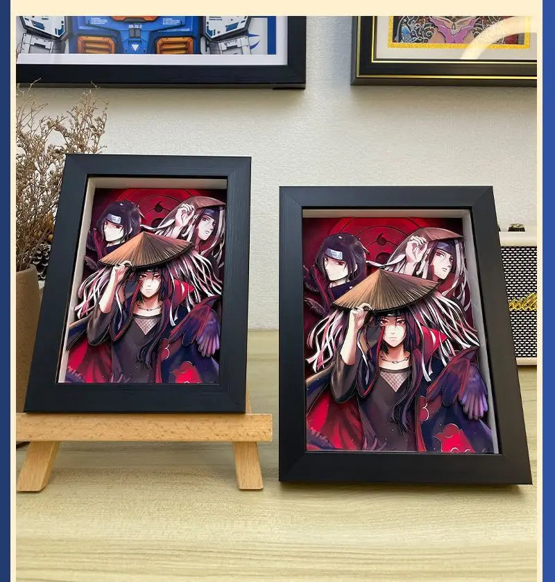 3D Anime Ninja Art Painting
