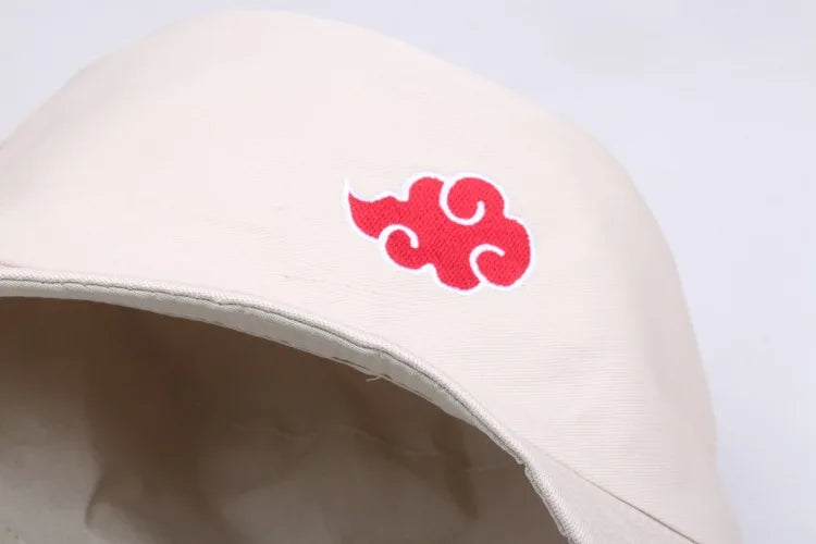 Red Cloud Print Bucket Hat