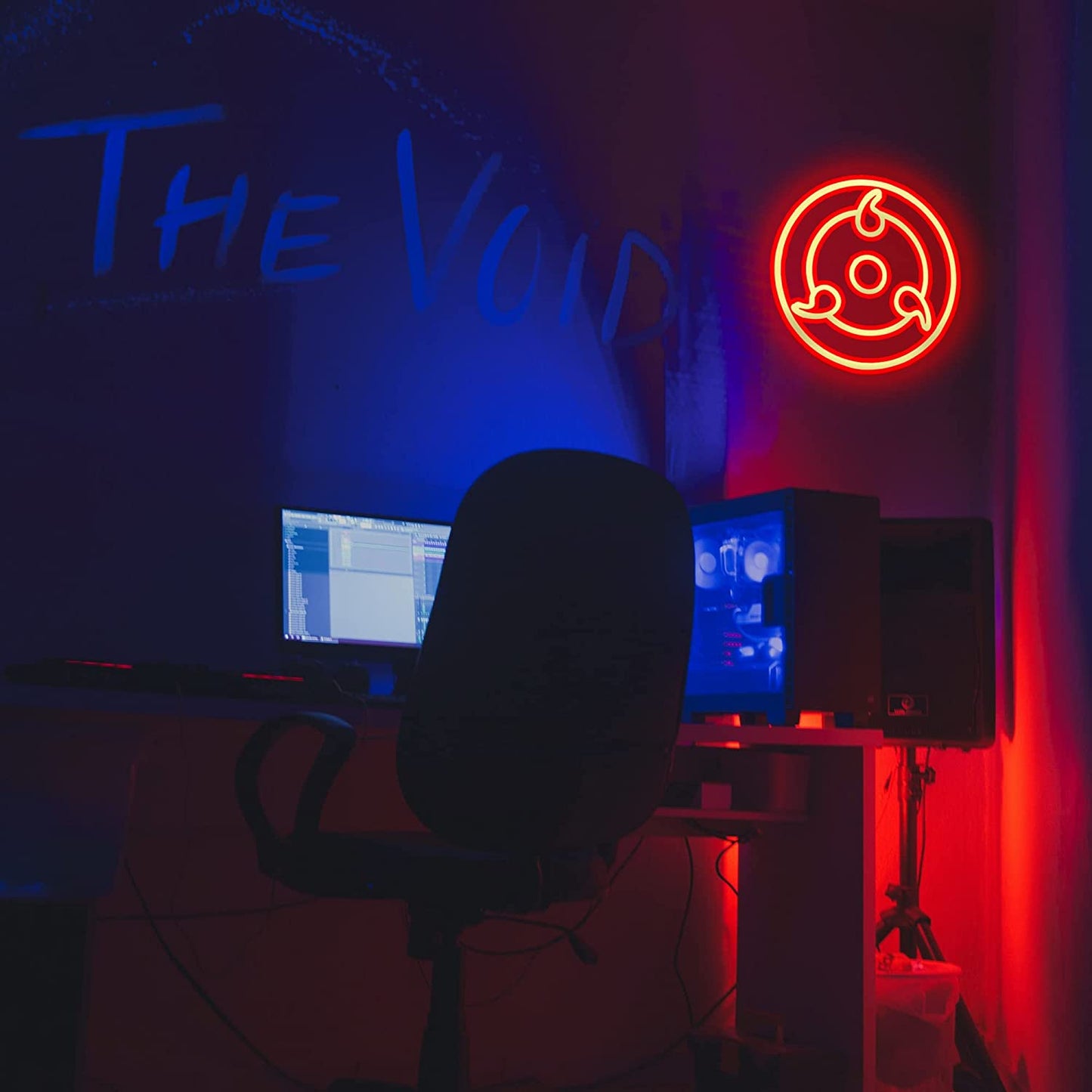 Crimson Oculus Neon Light