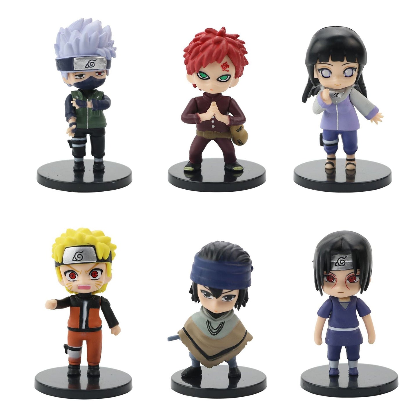 12 Pcs Kawaii Naruto Figures
