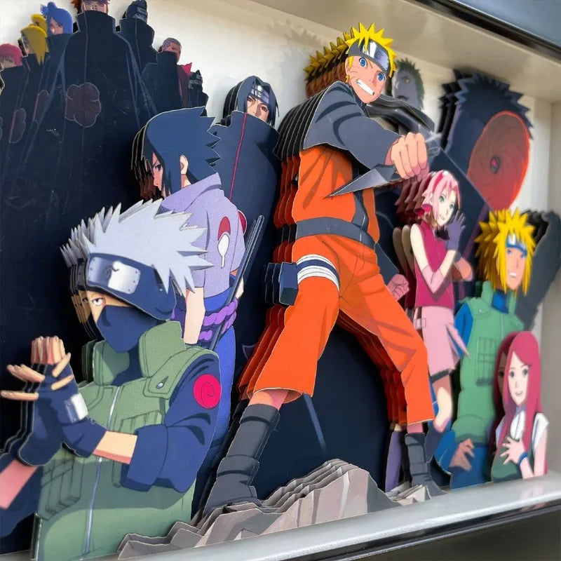3D Anime Ninja Art Painting