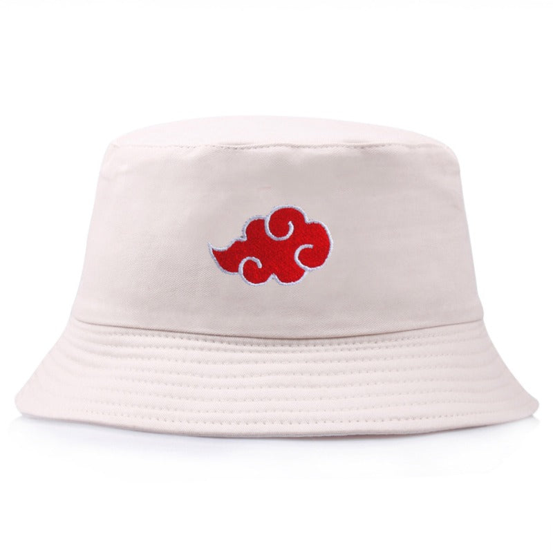 Red Cloud Print Bucket Hat