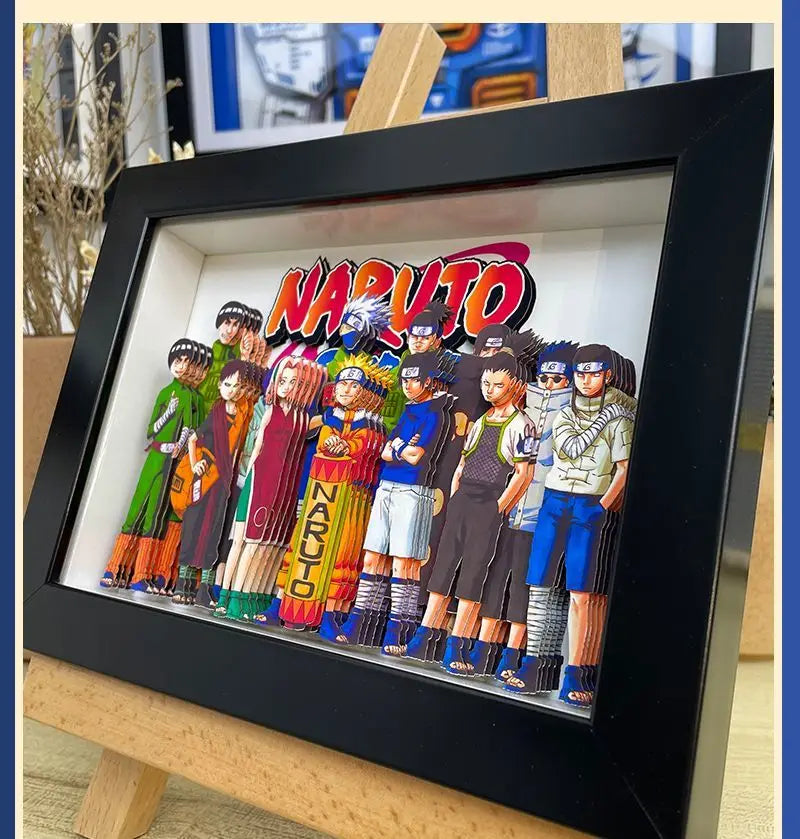 3D Anime Ninja Art Painting