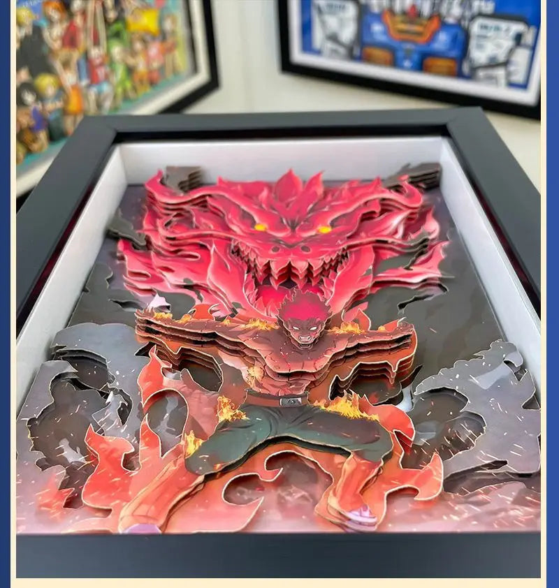 3D Anime Ninja Art Painting