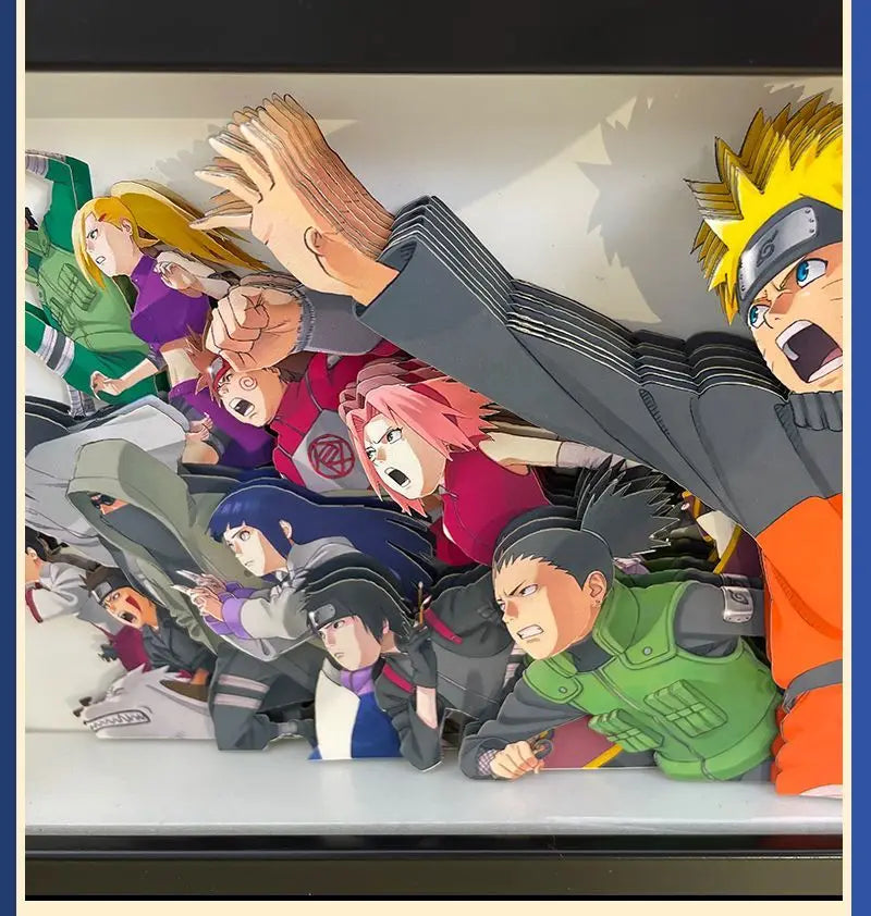 3D Anime Ninja Art Painting