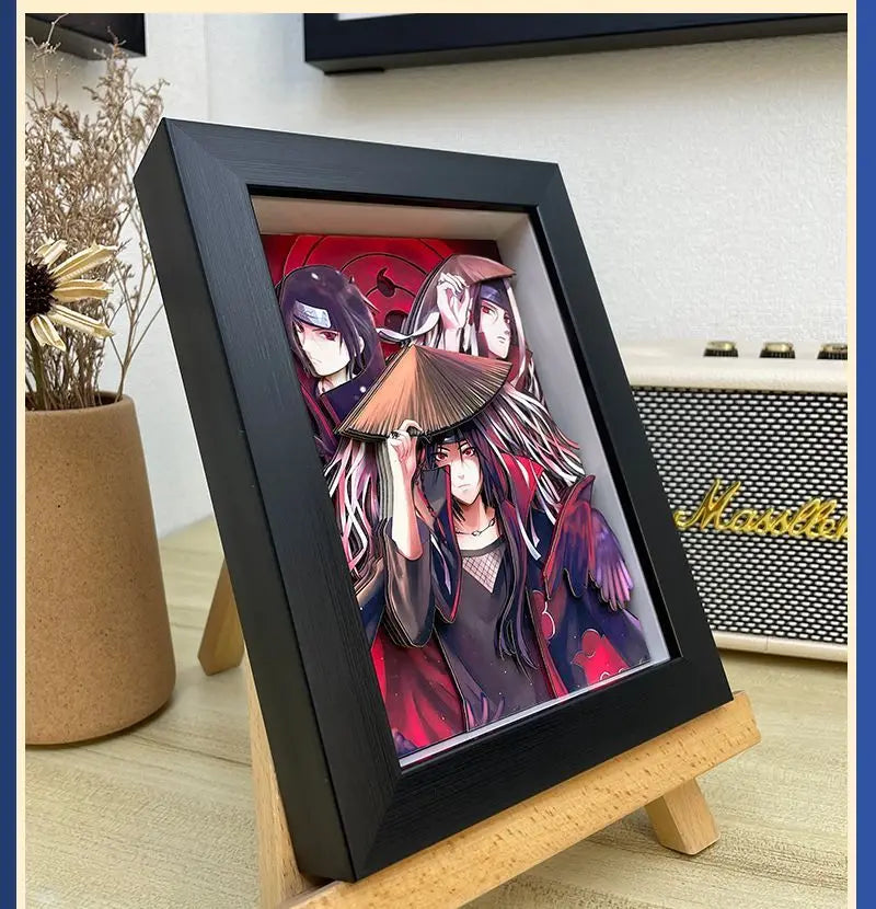 3D Anime Ninja Art Painting