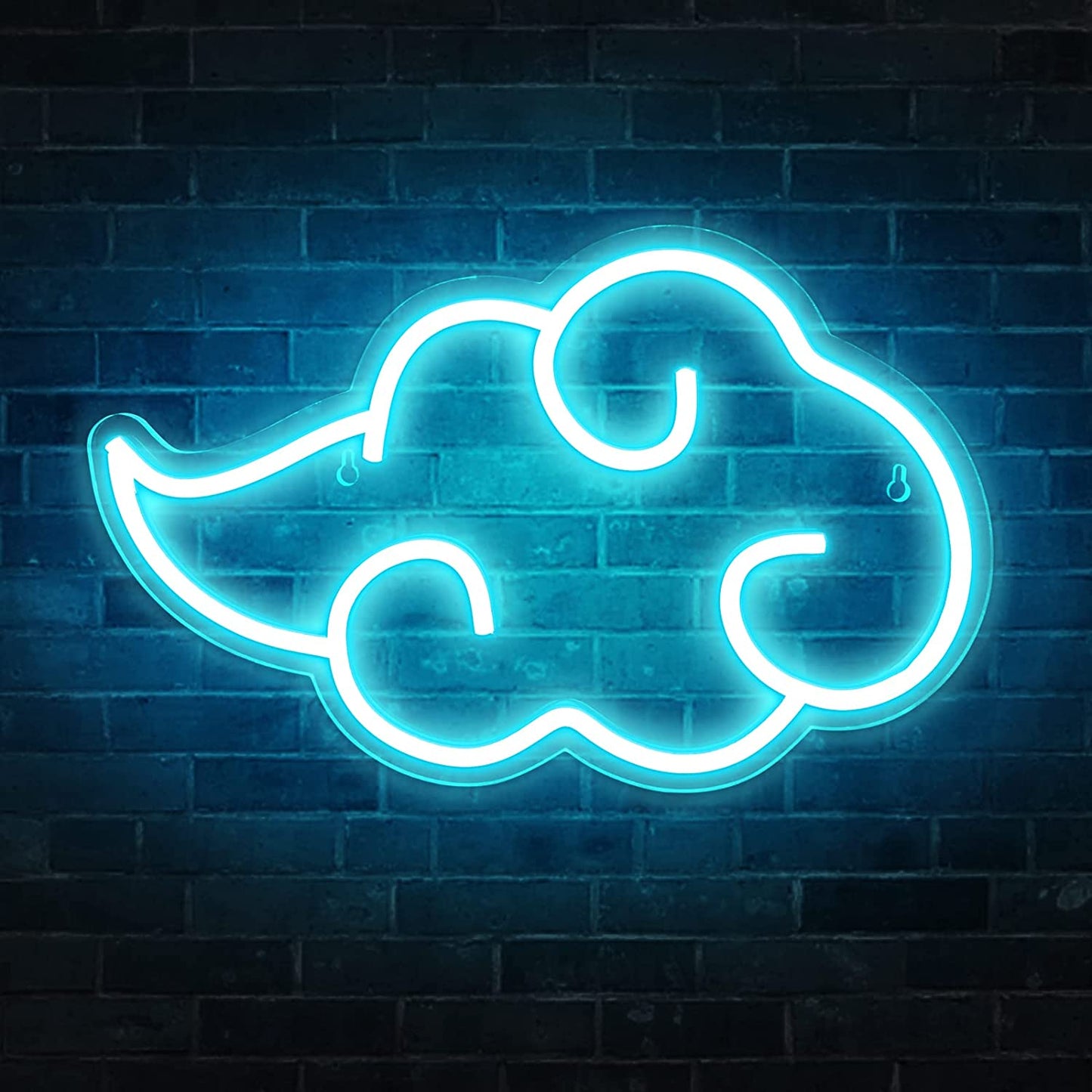 Crimson Storm Neon Wall Art