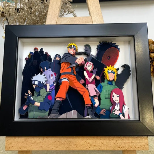 3D Anime Ninja Art Painting