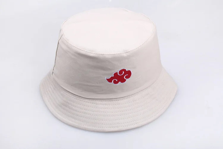 Red Cloud Print Bucket Hat