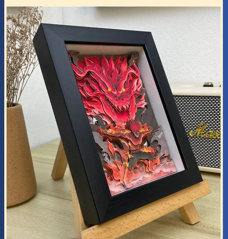 3D Anime Ninja Art Painting
