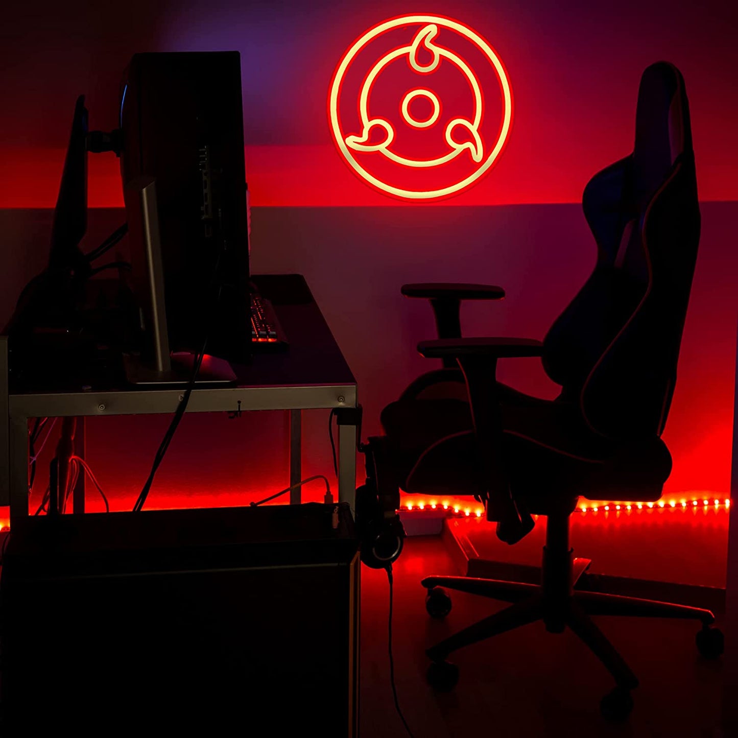Crimson Oculus Neon Light