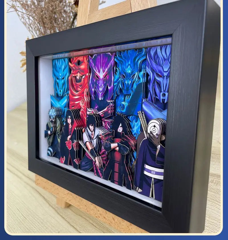 3D Anime Ninja Art Painting