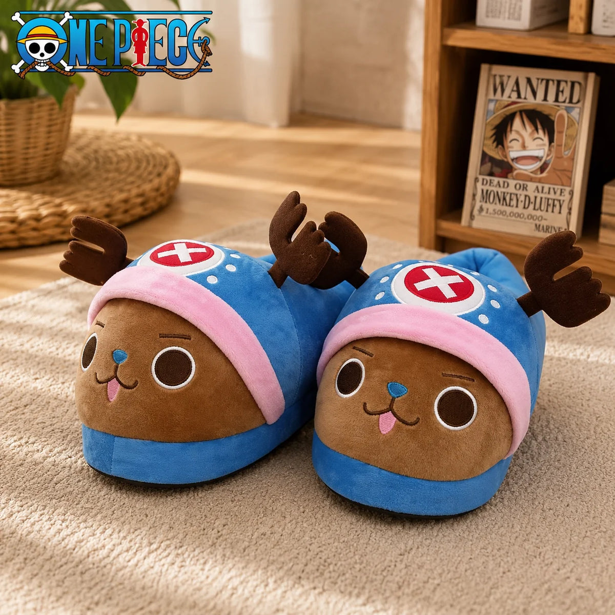 One Piece Plush Slippers
