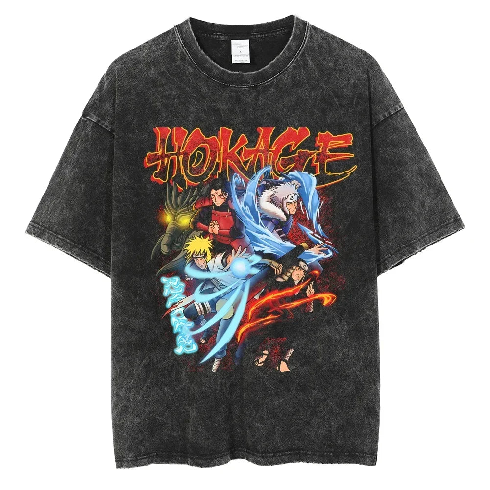 Vintage Anime Print T-Shirt